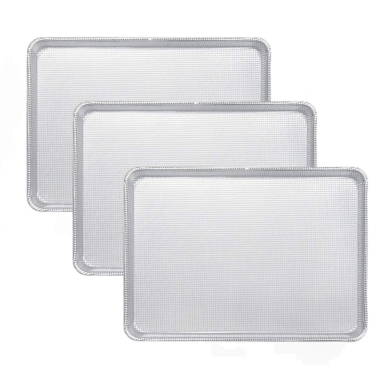 26" x 18" Full Size Perforated Sheet Pan 16 Gauge Aluminum Glazed Bakeware