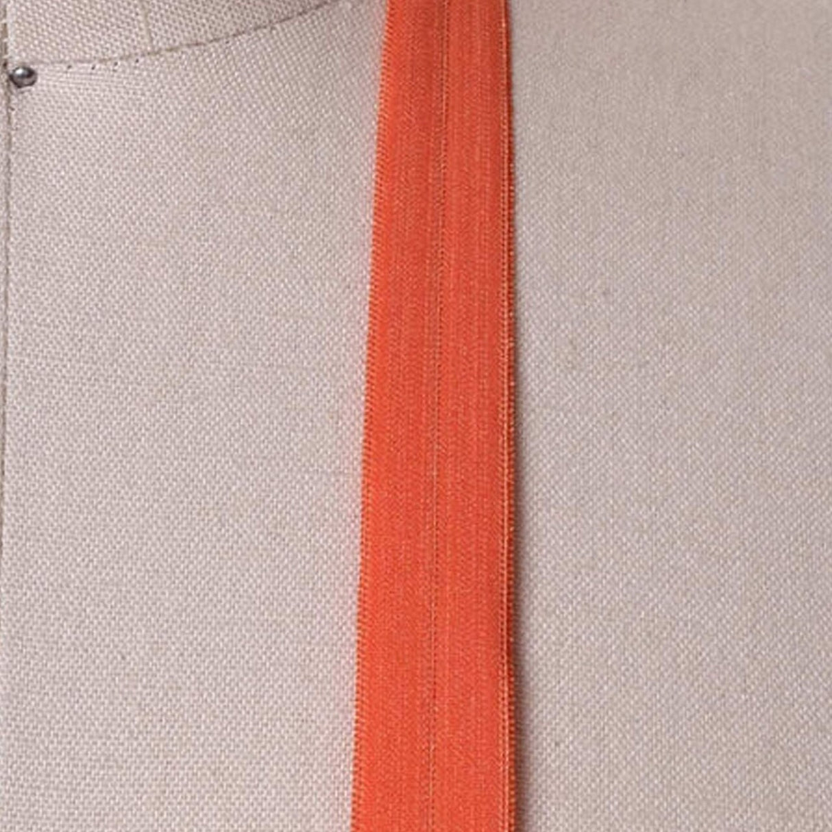 3 Yards Neon Orange Fold Over Elastic 5/8" Stretch Bias Trim for Hairbands & Masks