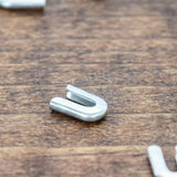 Metal Corset Spiral Boning End Caps 12 Pieces