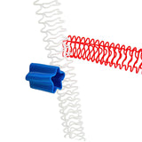1 1/2" Mini Patriotic Star-Shaped Plastic Magic Springs 12 Pc.