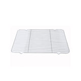 Large Chrome Rectangular Icing Cooling Rack with Feet 25 x 16.25 Inches