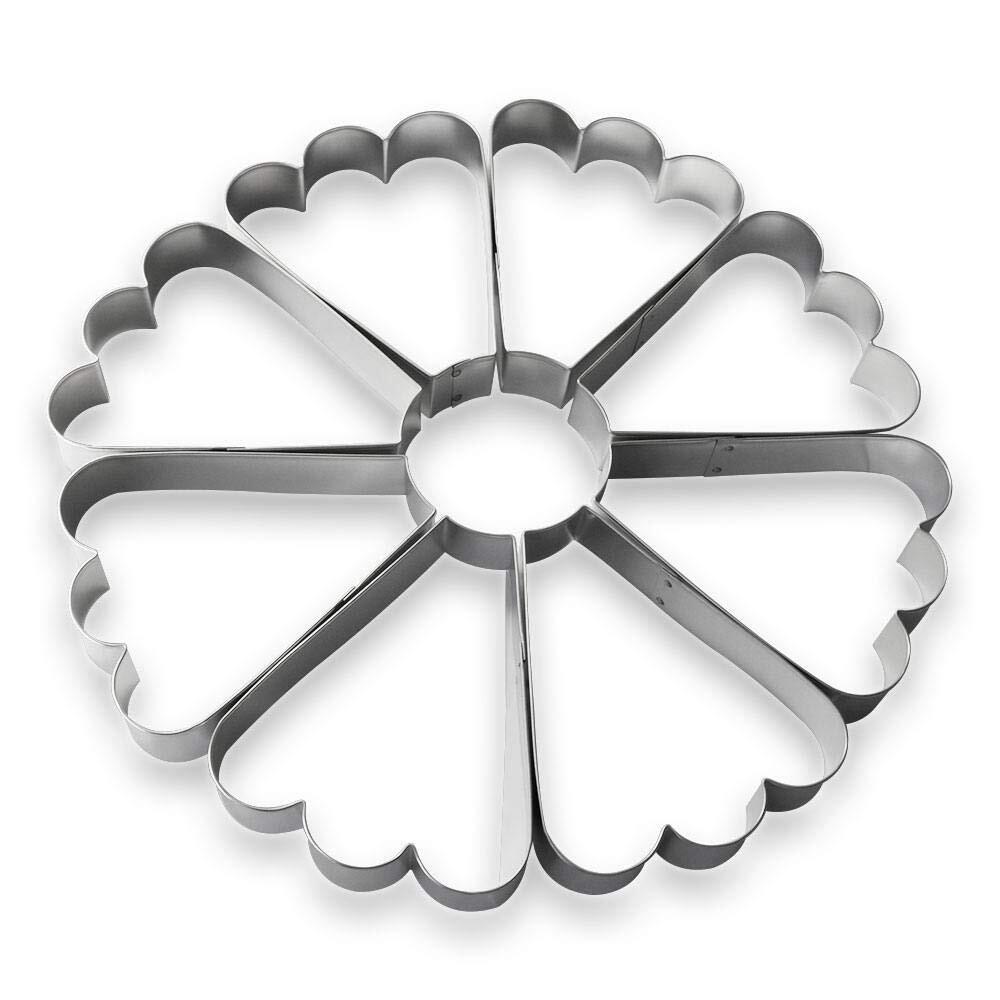 Fan Three Bumps Cookie Platter Cutter 4.5 in B0714