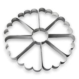 Fan Three Bumps Cookie Platter Cutter 4.5 in B0714