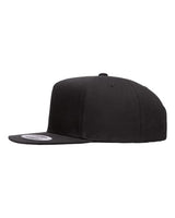 Five-Panel Cotton Twill Snapback Cap