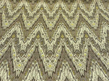 Waverly Williamsburg Bray Linen Fabric - Birch Chevron Flamestitch, 54" Width (1 Yard)