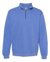 Comfort Colors® Garment-Dyed Quarter Zip Long Sleeve Sweatshirt