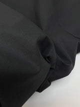 Black Cotton Rep Fabric