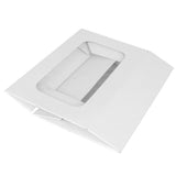 O'Creme White Treat Box with Window, 8.5" x 5.5" x 2", Pack of 5