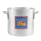 Winware by Winco ALHP-100 100 Qt. Aluminum Stock Pot, 6mm, Precision