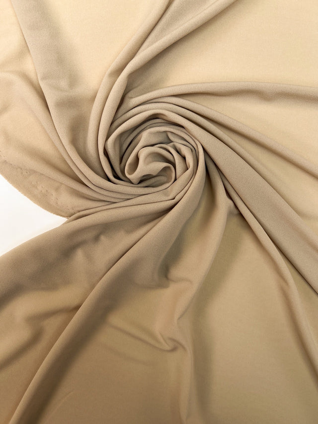 Polyamide Elastane Knitted Fabric Beige