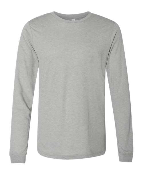 BELLA + CANVAS® Triblend Crewneck Long Sleeve T-shirt for Men