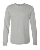 BELLA + CANVAS® Triblend Crewneck Long Sleeve T-shirt for Men