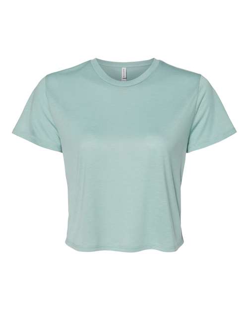 BELLA + CANVAS® Women’s Flowy Crop Short Sleeve Tee