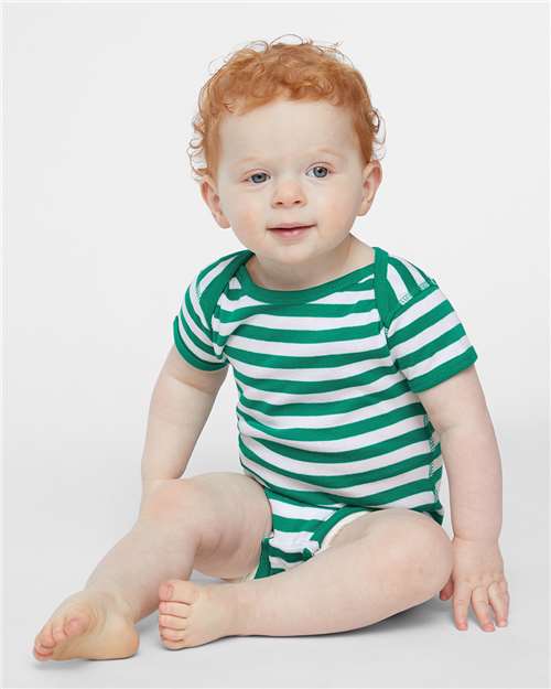 RADYAN® Infant Baby Rib Short Sleeve Bodysuit