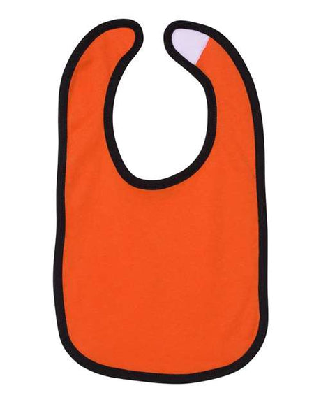 Rabbit Skins® Infant Contrast Trim Premium Jersey Bib - 1004