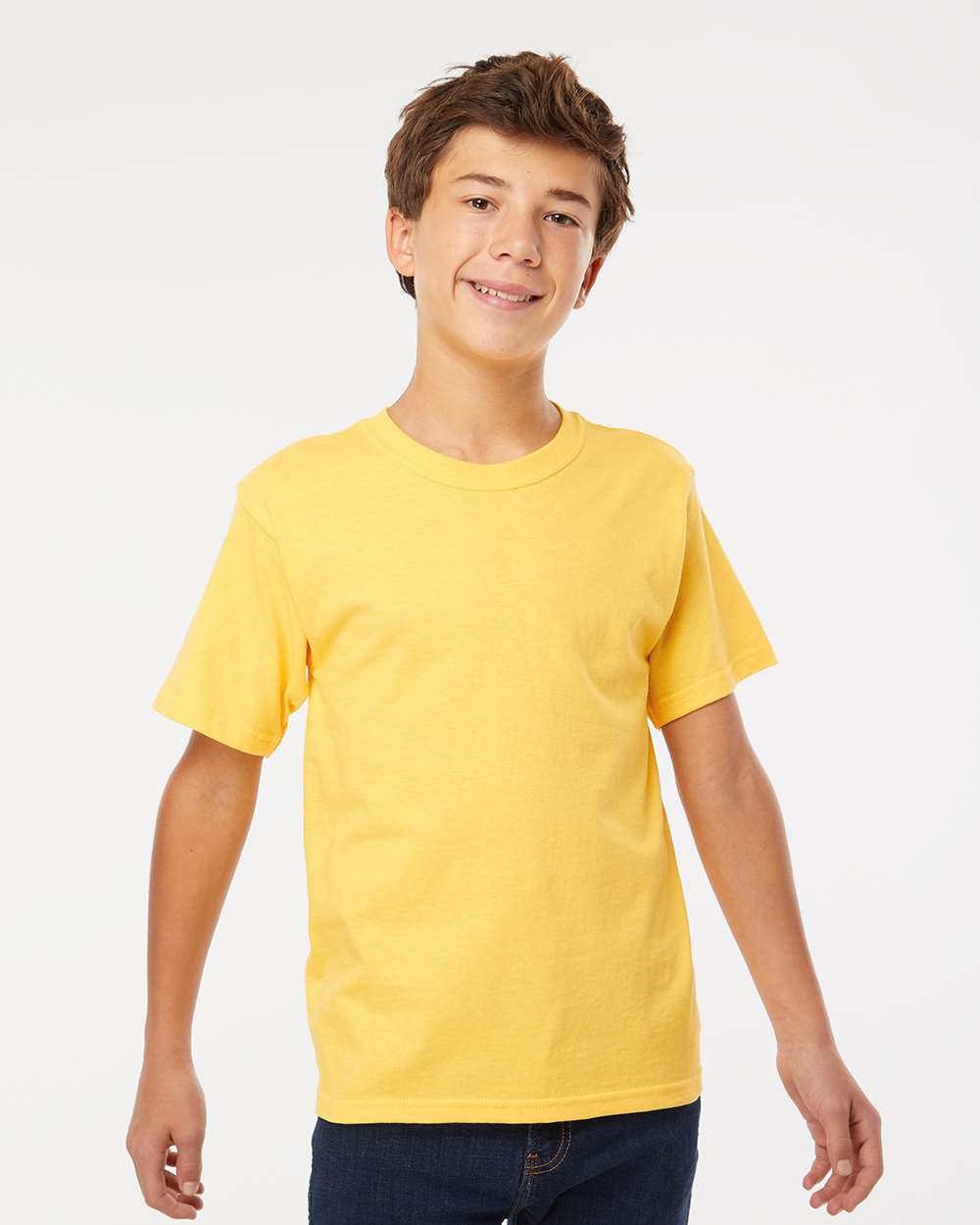 Youth Gold Soft Touch Crewneck Short Sleeve T-Shirt