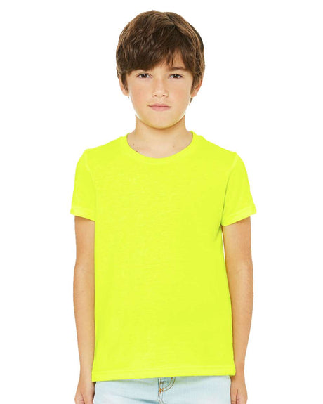 BELLA + CANVAS® Youth CVC Jersey Crew Neck Short Sleeve Tee - 3001YCVC