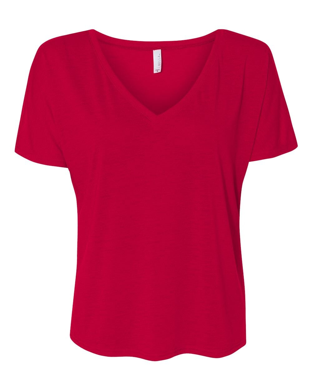 BELLA + CANVAS® Women’s Slouchy Short Sleeve V-Neck T-shirt
