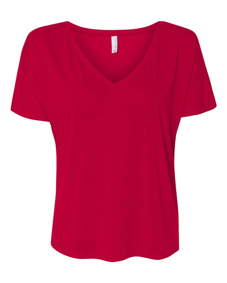 BELLA + CANVAS® Women’s Slouchy Short Sleeve V-Neck T-shirt