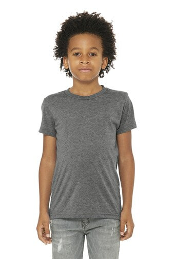 BELLA CANVAS® Youth Triblend Crewneck Short Sleeve Tee