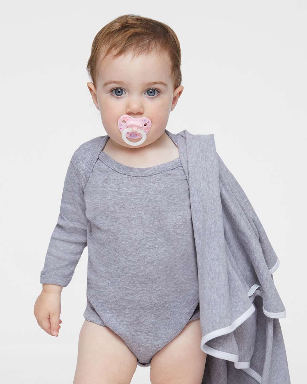 RADYAN® Infant Fine Jersey Long Sleeve Bodysuit