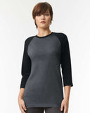 American Apparel® CVC Crewneck Three-Quarter Sleeve Tee