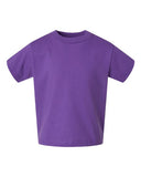 RADYAN® Toddler Cotton Jersey Crew Neck Short Sleeve Tee - 3301T
