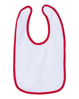 RADYAN® Infant Contrast Trim Premium Jersey Bib - 1004