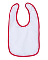 RADYAN® Infant Contrast Trim Premium Jersey Bib - 1004