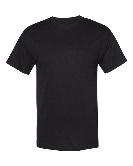Hanes® Workwear Pocket Crewneck Short Sleeve T-Shirt