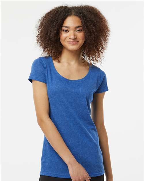 Tultex® Women's Poly Rich Scoop Neck Short Sleeve Tee