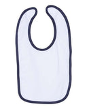 RADYAN® Infant Contrast Trim Premium Jersey Bib