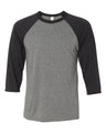 BELLA + CANVAS® Three-Quarter Crewneck Baseball T-Shirt