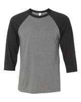 BELLA + CANVAS® Unisex Crewneck Three Quarter Sleeve Baseball Tee