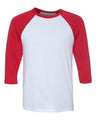 BELLA + CANVAS® Three-Quarter Crewneck Baseball T-Shirt