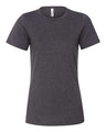 BELLA + CANVAS® Women’s Relaxed Fit Short Sleeve Heather CVC Tee