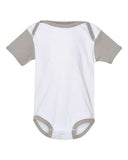 RADYAN® Infant Baby Rib Crewneck Short Sleeve Bodysuit