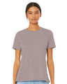 BELLA + CANVAS® Women’s Relaxed Fit Short Sleeve Heather CVC Tee