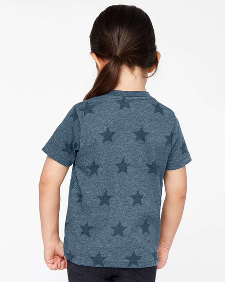 Code Five toddler star print cotton short sleeve T-shirt