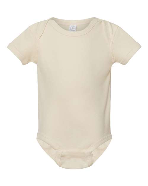 RADYAN® Infant Baby Rib Crewneck Short Sleeve Bodysuit
