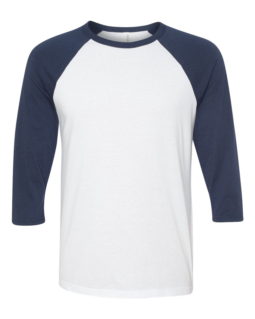 BELLA + CANVAS® Three-Quarter Crewneck Baseball T-Shirt