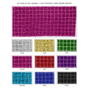 Hologram Spotlight Sequin Polyester Fabric - Kelly/Purple Hologram Sequin, 44" Wide (Rolled On Tube)