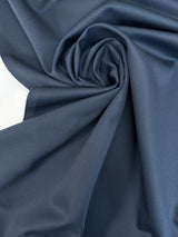 Wool Polyamide Twill Gray-Blue