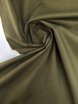 Cotton Twill With Elastane Green