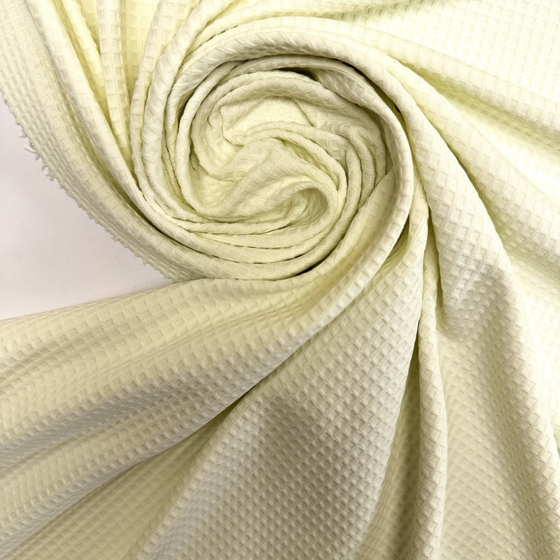 Polyamide Elastane Checked Knit Green White