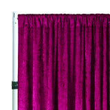 Velvet Backdrop Drape Panel 16 ft x 57 in Magenta/Azalea