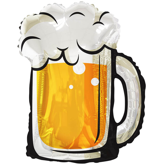 Foil Balloon Beer Glass Shape 36 Inch
