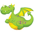 Foil Balloon Birthday Dragon Shape 36 Inch
