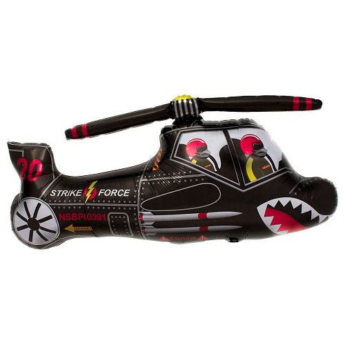 Foil Balloon Black Chopper 36 Inch