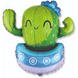 Foil Balloon Cactus Blue 36 Inch